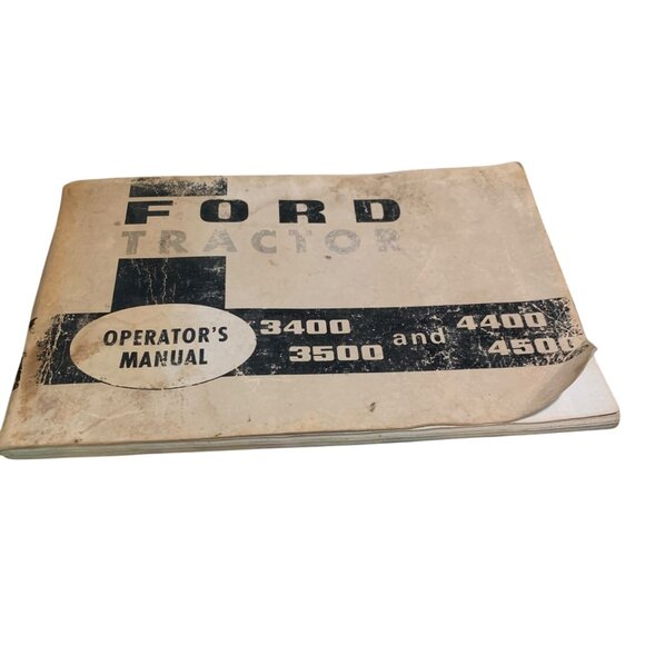 Ford Tractor Operators Manual For Models 3400 3500 4400 & 4500 - Picture 3 of 5